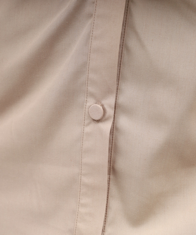 レースラッフルビスチェ&times;ギャザーシャツミニワンピース 詳細画像 ベージュ 9