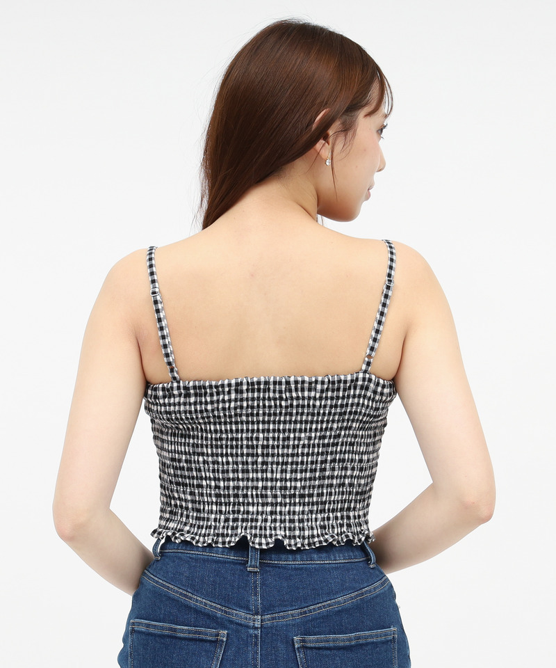 レーストリミングリボンキャミソール 詳細画像 チェック 4