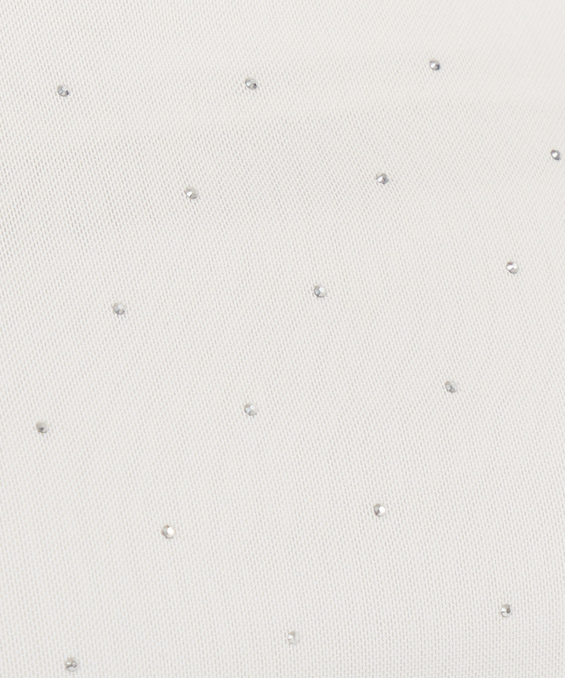 キラキラシアーノースリーブトップス 詳細画像 オフホワイト 3