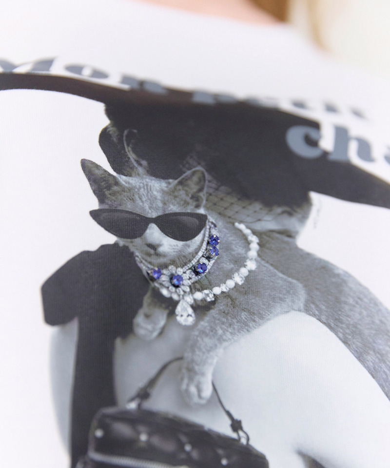Elegance Cat Angie BIG T 詳細画像 オフホワイト 3