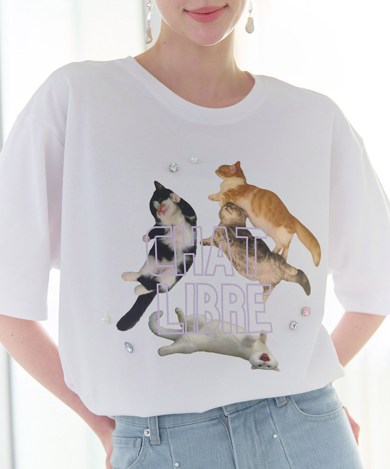 Libre Baby Cat BIG T 詳細画像 オフホワイト 4