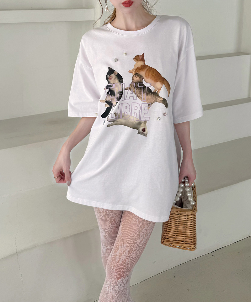 Libre Baby Cat BIG T 詳細画像 オフホワイト 6