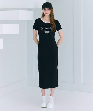 【ONLINE限定】配色ロゴTシャツワンピース