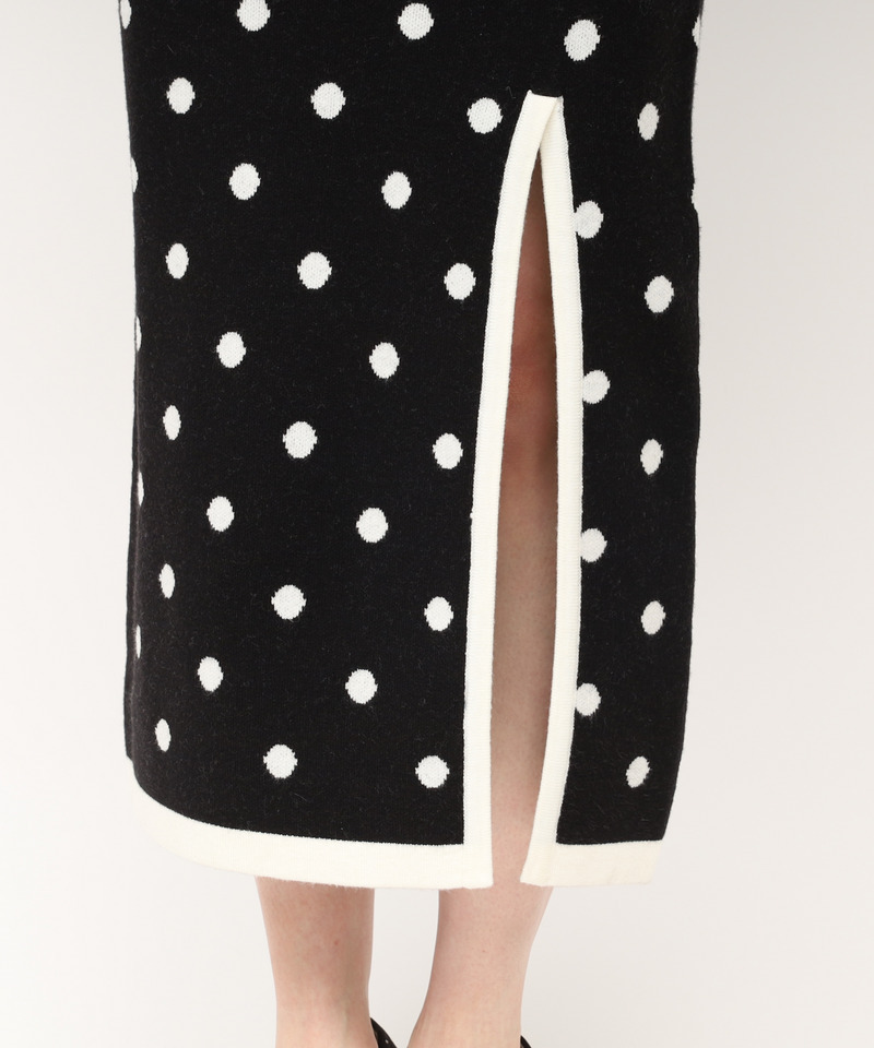 アンサンブルドットタイトワンピース 詳細画像 ブラック 7