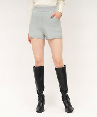 ニットショートパンツ