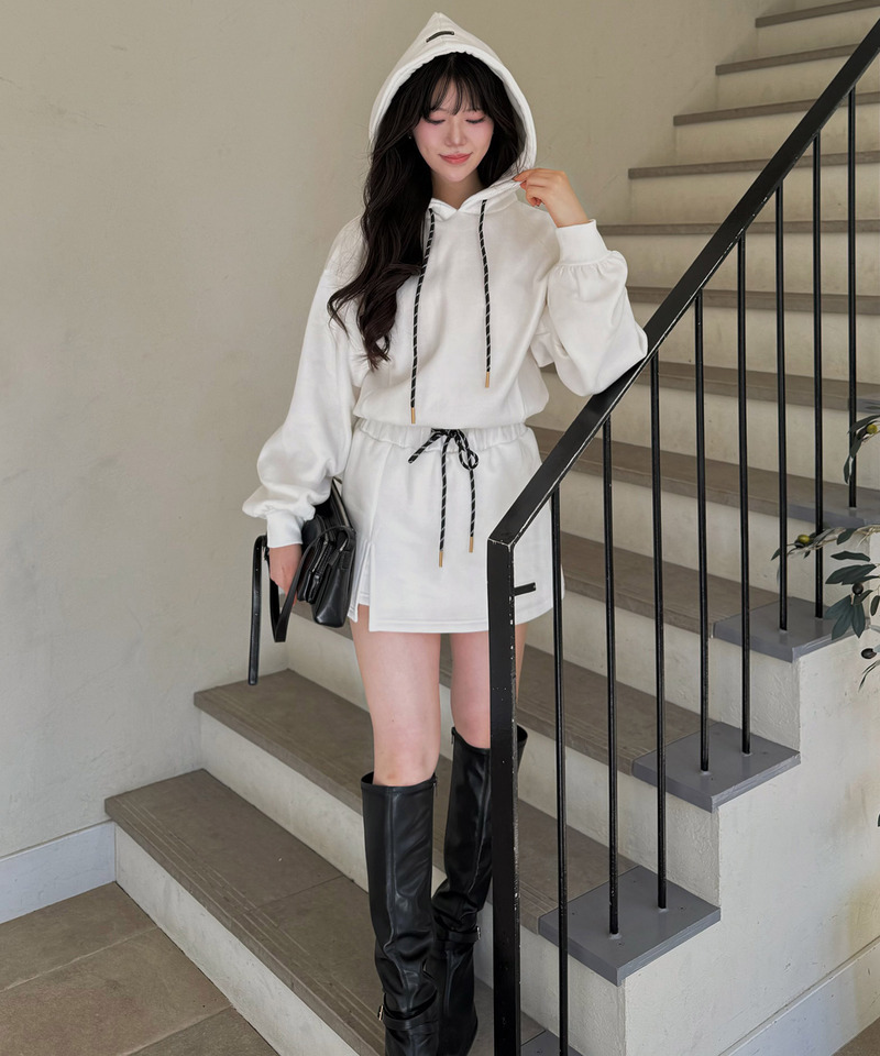 スウェットフーディープルオーバー 詳細画像 オフホワイト 4