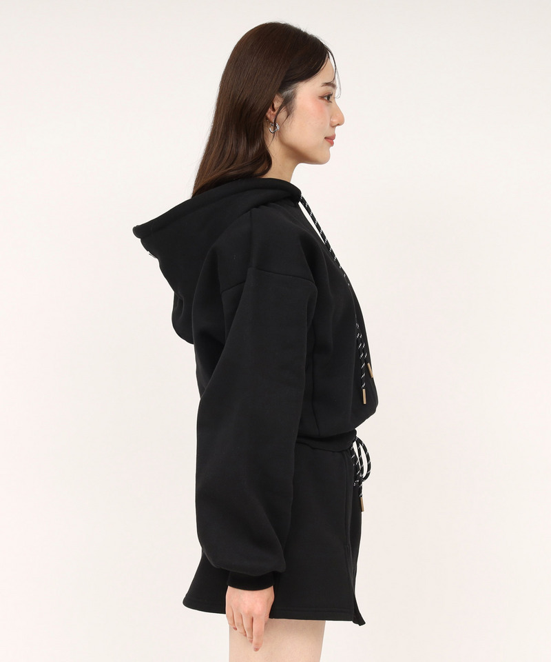 スウェットフーディープルオーバー 詳細画像 ブラック 2