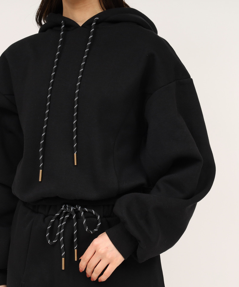 スウェットフーディープルオーバー 詳細画像 ブラック 5