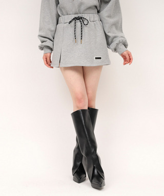 インナーパンツ付スウェットミニスカート