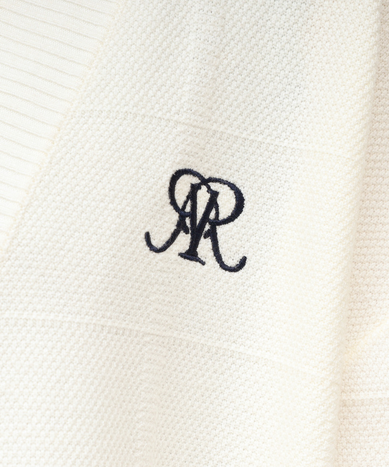 柄編みビッグシルエットカーディガン 詳細画像 オフホワイト 6