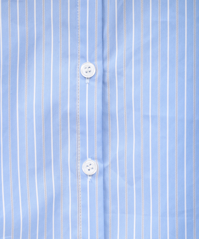ビッグボウタイストライプシャツ 詳細画像 ブルー 7