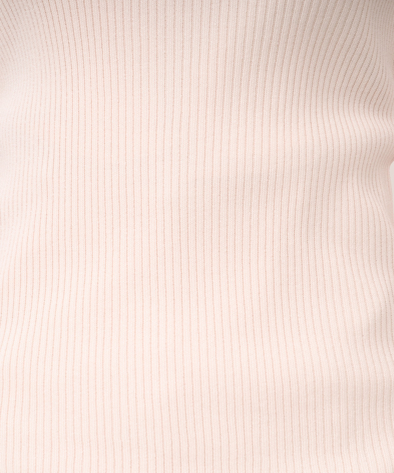 ウォッシャブルカットアウト長袖ニットトップス 詳細画像 ピンク 7