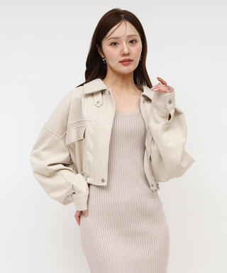 アソートオーバーショートジャケット