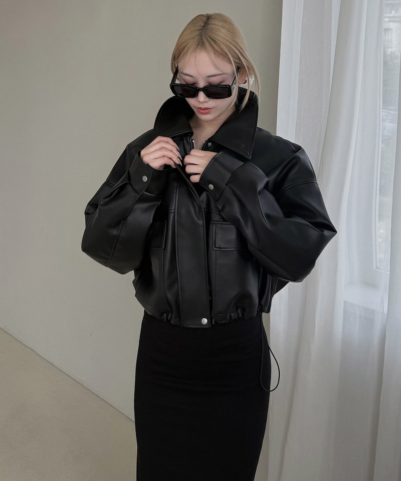 アソートオーバーショートジャケット 詳細画像 ブラック 12