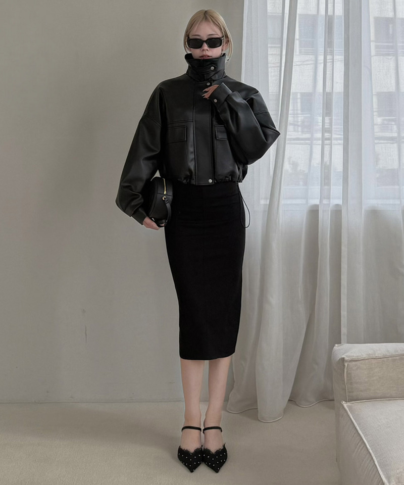 アソートオーバーショートジャケット 詳細画像 ブラック 14