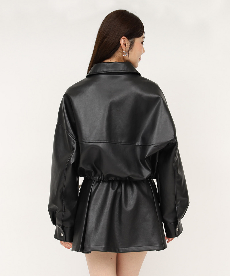 アソートオーバーショートジャケット 詳細画像 ブラック 3