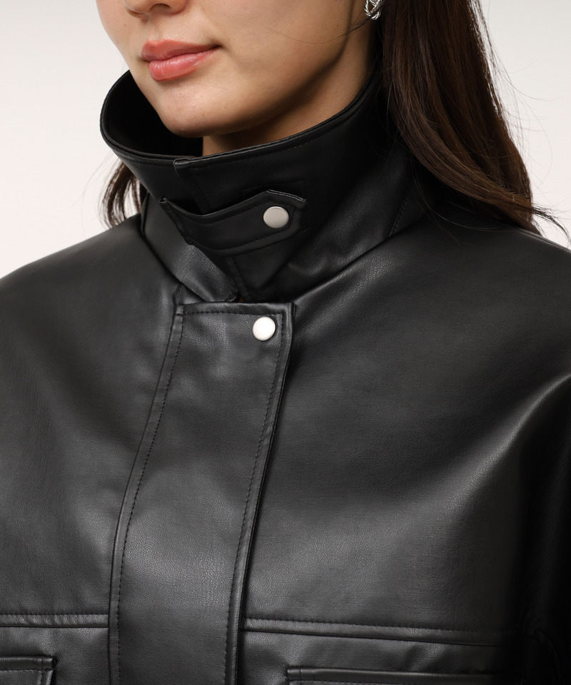 アソートオーバーショートジャケット 詳細画像 ブラック 8