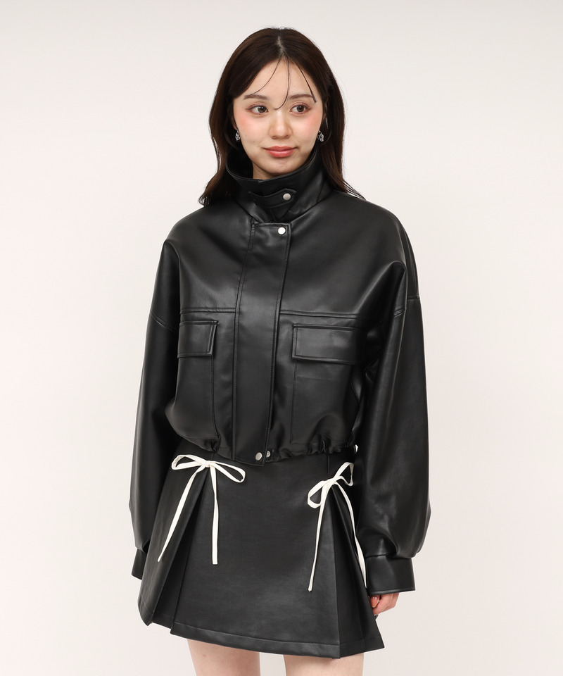 アソートオーバーショートジャケット 詳細画像 ブラック 9