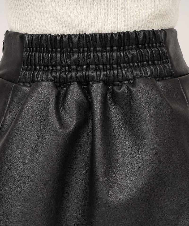 アソート配色リボンミニスカート 詳細画像 ブラック 6