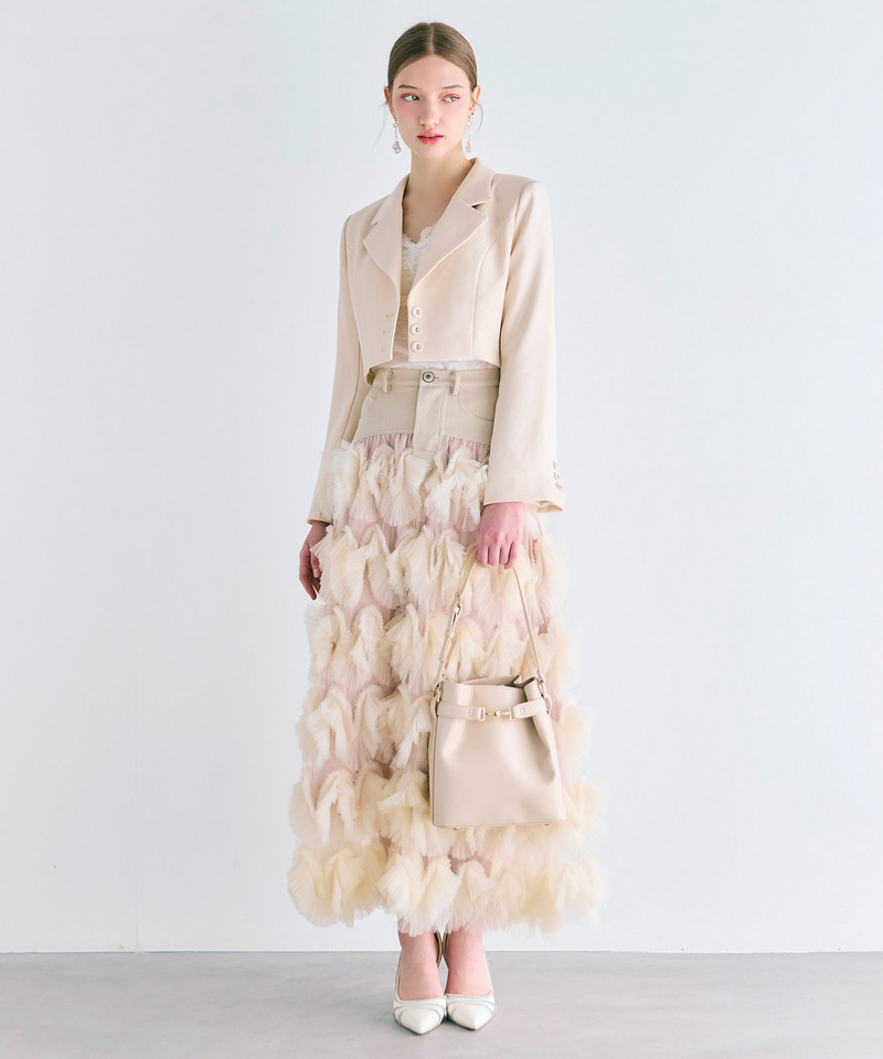 ショートテーラージャケット 詳細画像 オフホワイト 12