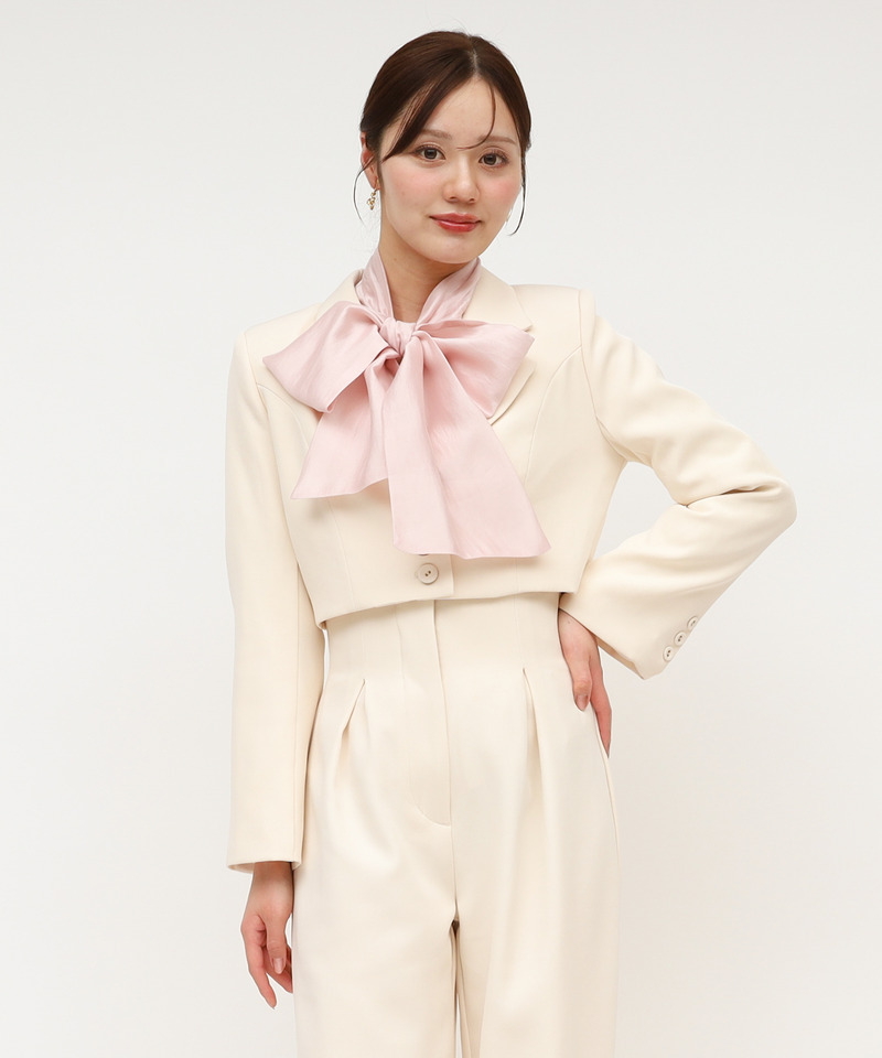 ショートテーラージャケット 詳細画像 オフホワイト 2