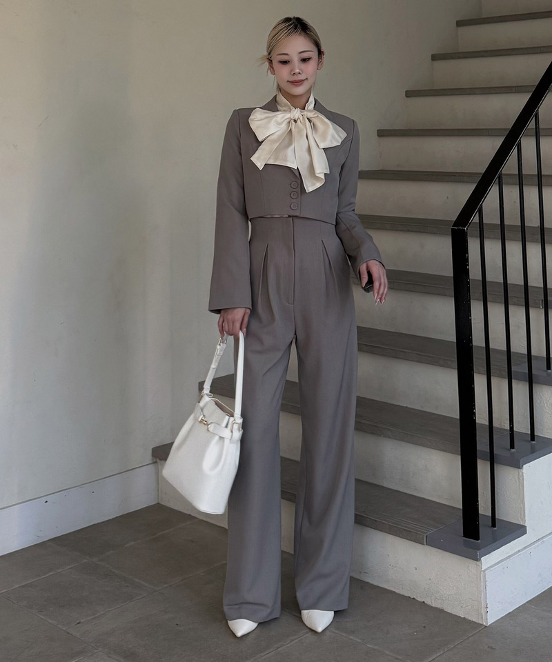 ショートテーラージャケット 詳細画像 グレー 14