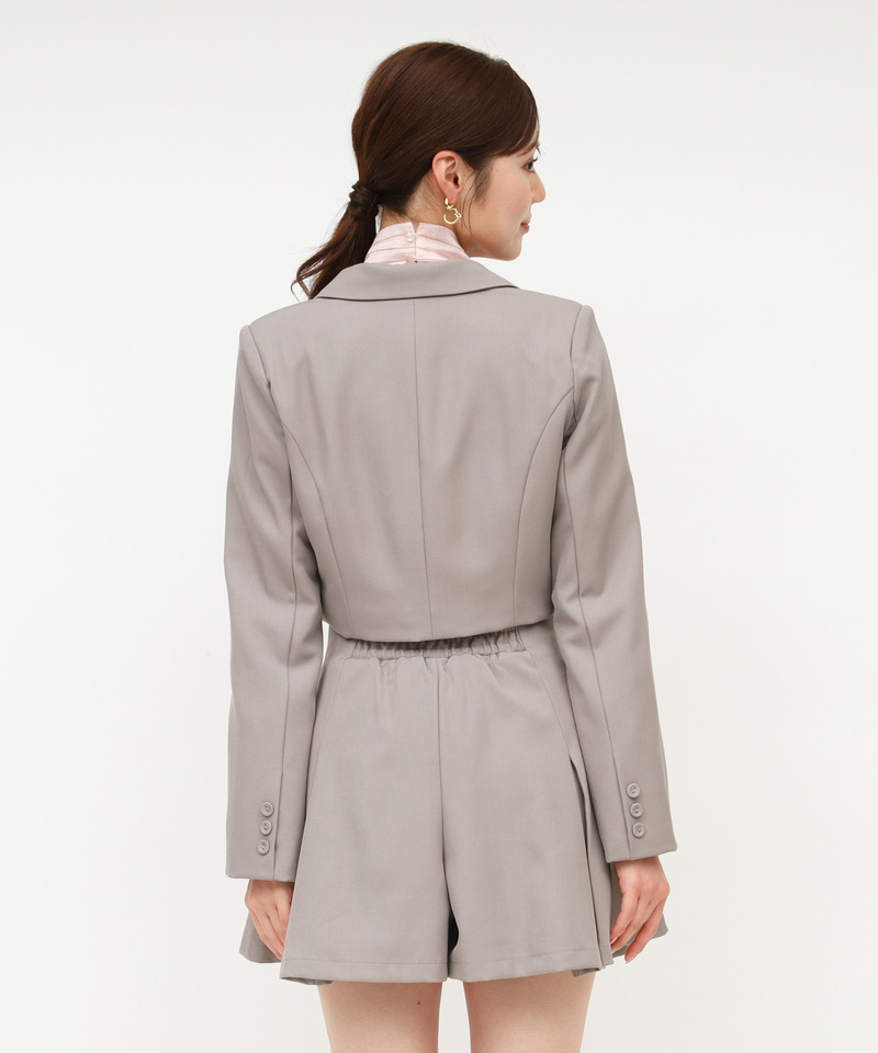 ショートテーラージャケット 詳細画像 グレー 3