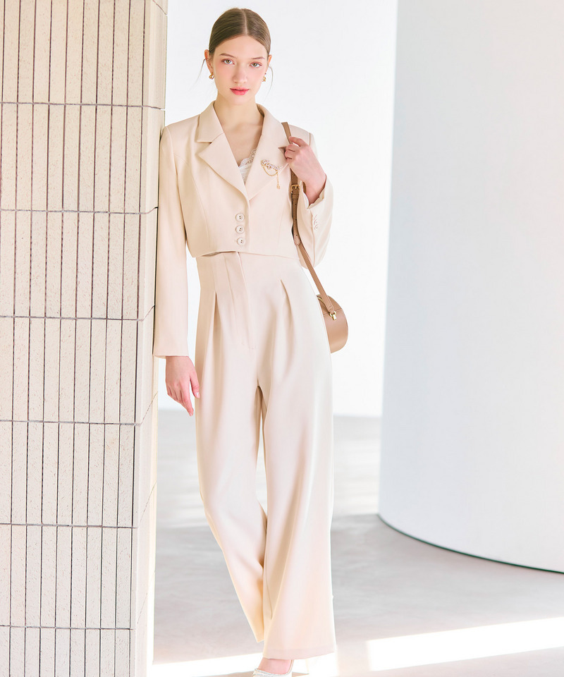 ハイウエストワイドパンツ 詳細画像 オフホワイト 7