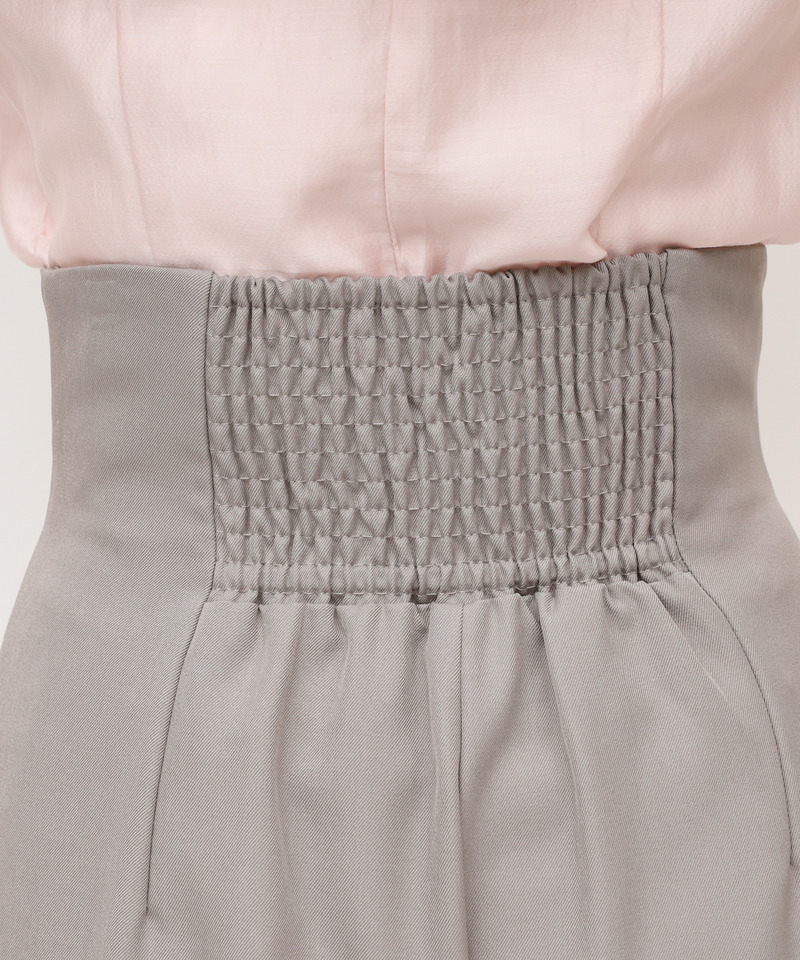 ハイウエストワイドパンツ 詳細画像 グレー 5