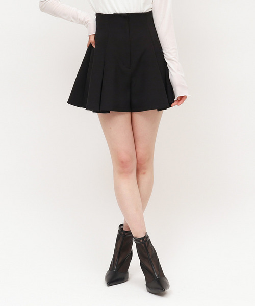 ハイウエストフレアキュロット 詳細画像