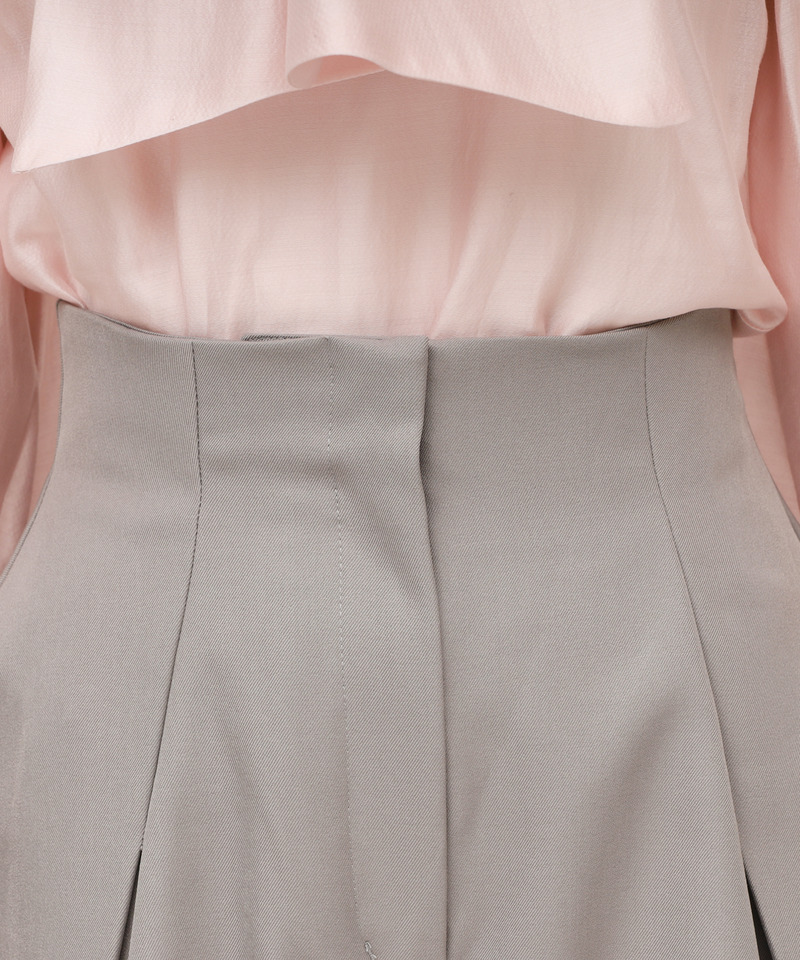 ハイウエストフレアキュロット 詳細画像 グレー 5