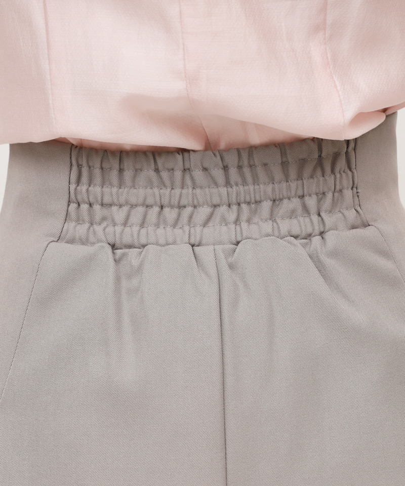 ハイウエストフレアキュロット 詳細画像 グレー 6