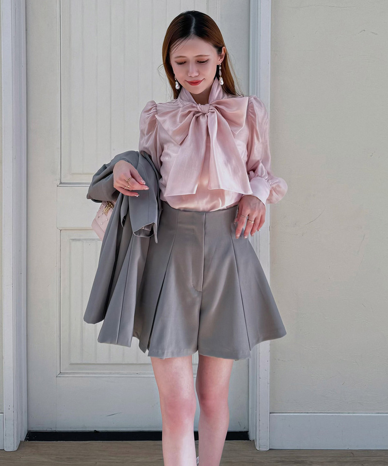 BIGリボンブラウス 詳細画像 ピンク 10