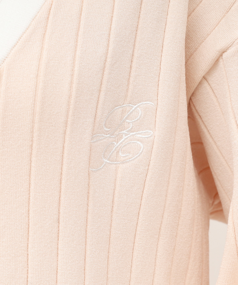 配色アンサンブルミニワンピース 詳細画像 ピンク 6