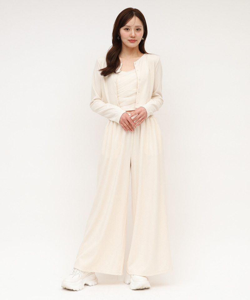 カシュクールチュールキャミアンサンブル 詳細画像 オフホワイト 2