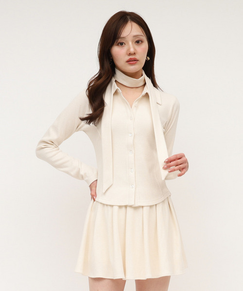 タイ付カットシャツ 詳細画像