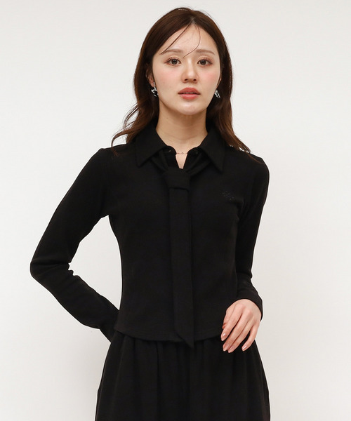 タイ付カットシャツ 詳細画像