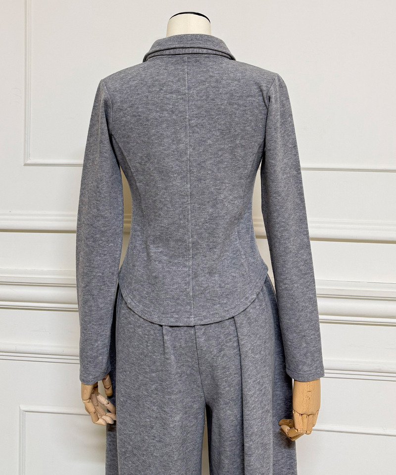 タイ付カットシャツ 詳細画像 グレー 4