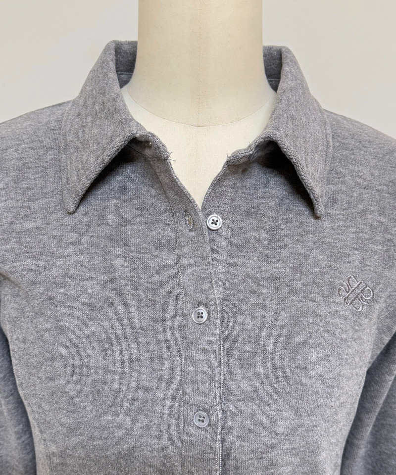 タイ付カットシャツ 詳細画像 グレー 5