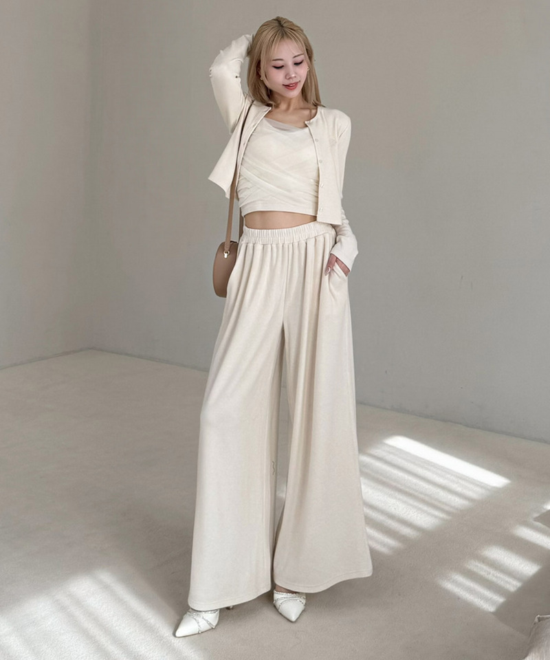 カットワイドパンツ 詳細画像 オフホワイト 3