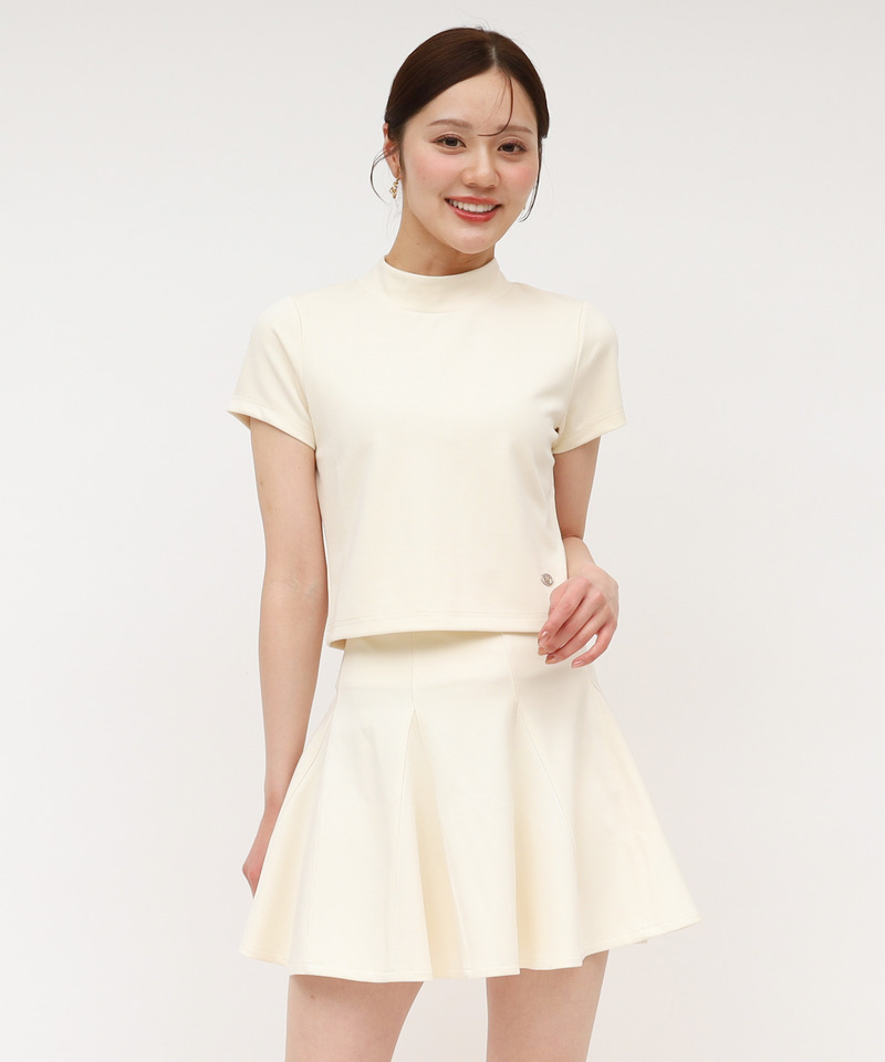 半袖プチハイカットトップス 詳細画像 オフホワイト 1