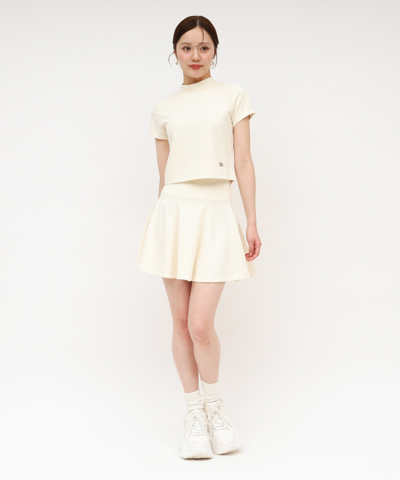 半袖プチハイカットトップス 詳細画像 オフホワイト 2
