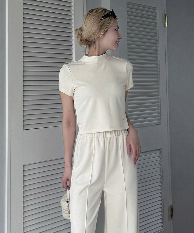 半袖プチハイカットトップス 詳細画像 オフホワイト 3