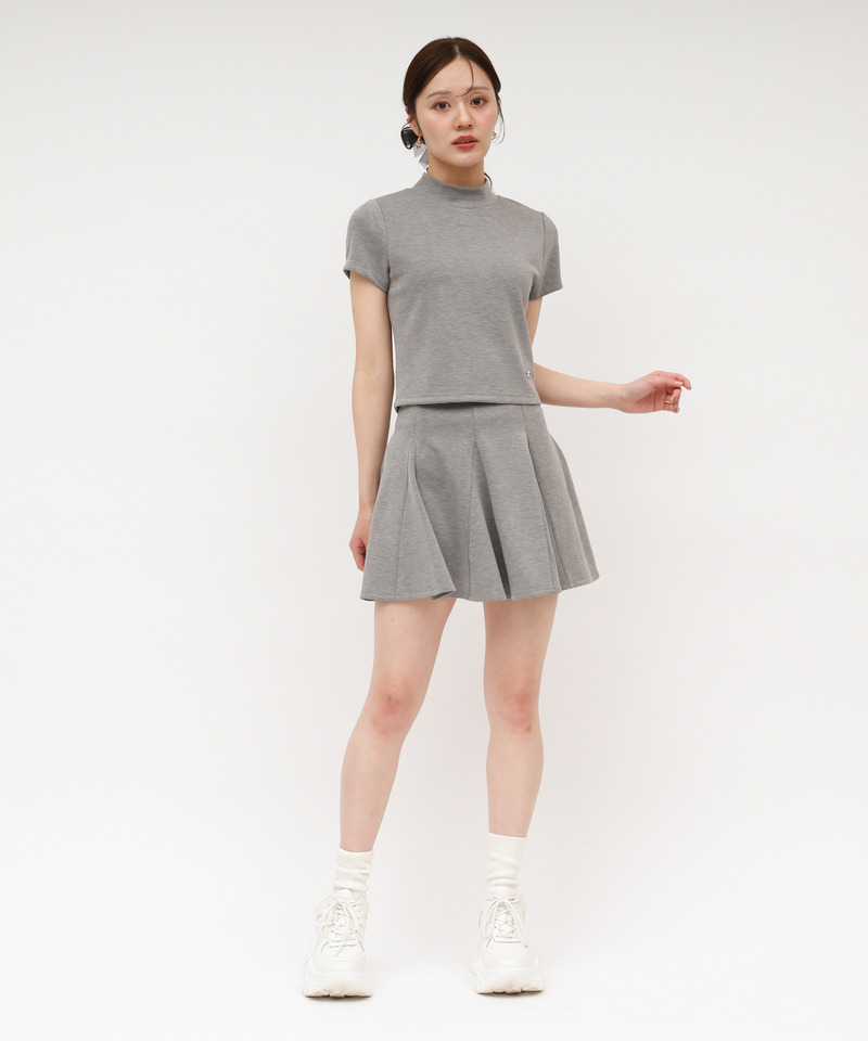 半袖プチハイカットトップス 詳細画像 グレー 2