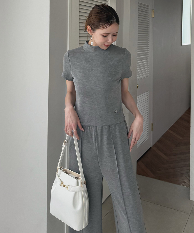 半袖プチハイカットトップス 詳細画像 グレー 3