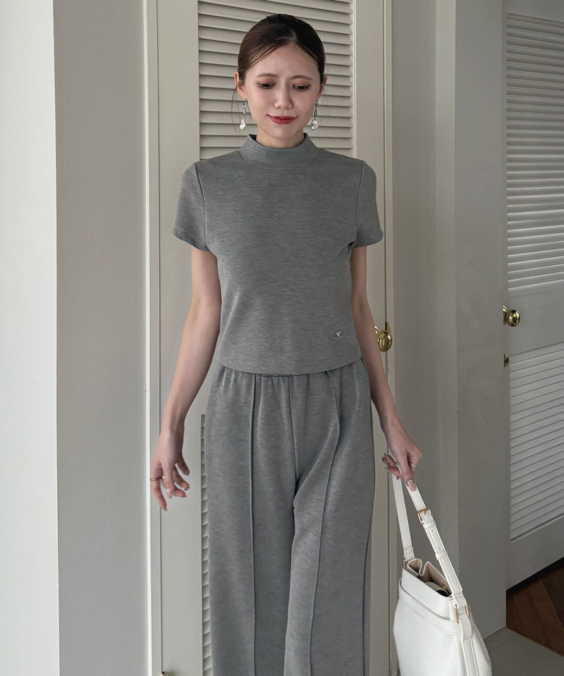 半袖プチハイカットトップス 詳細画像 グレー 4