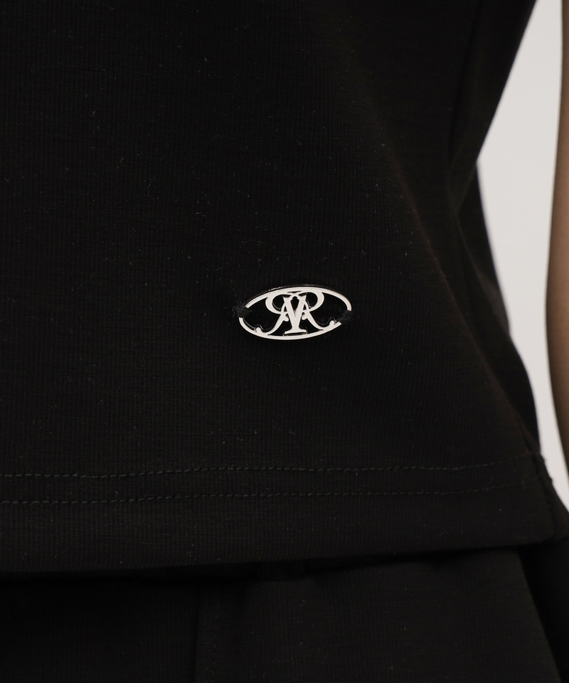 半袖プチハイカットトップス 詳細画像 ブラック 7