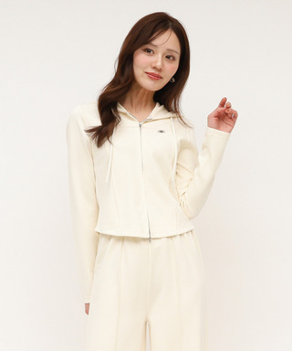 スリムフィットカットパーカー