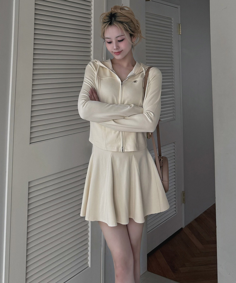 スリムフィットカットパーカー 詳細画像 オフホワイト 4