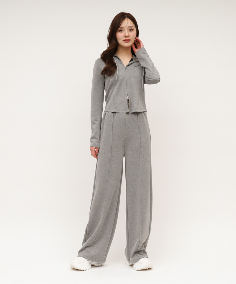 スリムフィットカットパーカー 詳細画像 グレー 2